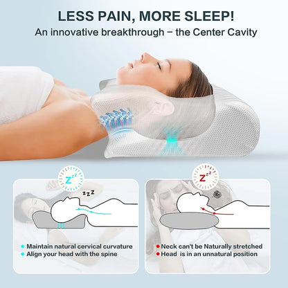 ErgoRest Cervical Memory Foam Pillow™