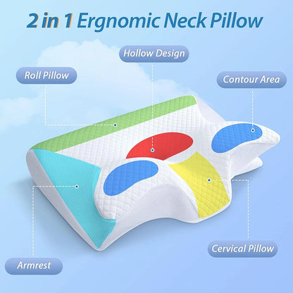 ErgoRest Cervical Memory Foam Pillow™