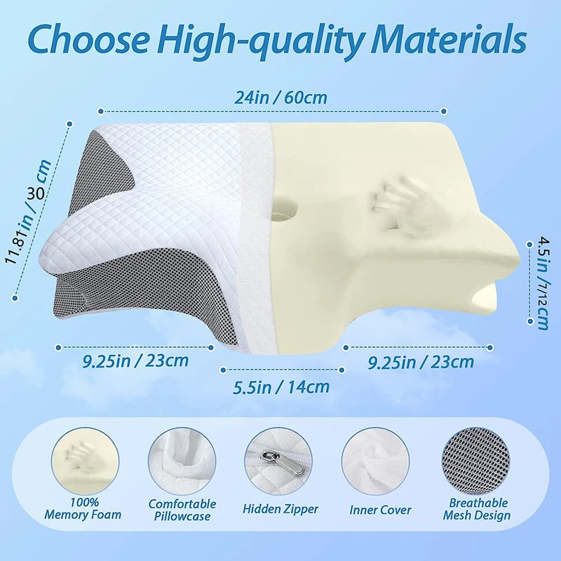 ErgoRest Cervical Memory Foam Pillow™
