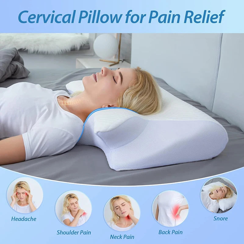 ErgoRest Cervical Memory Foam Pillow™